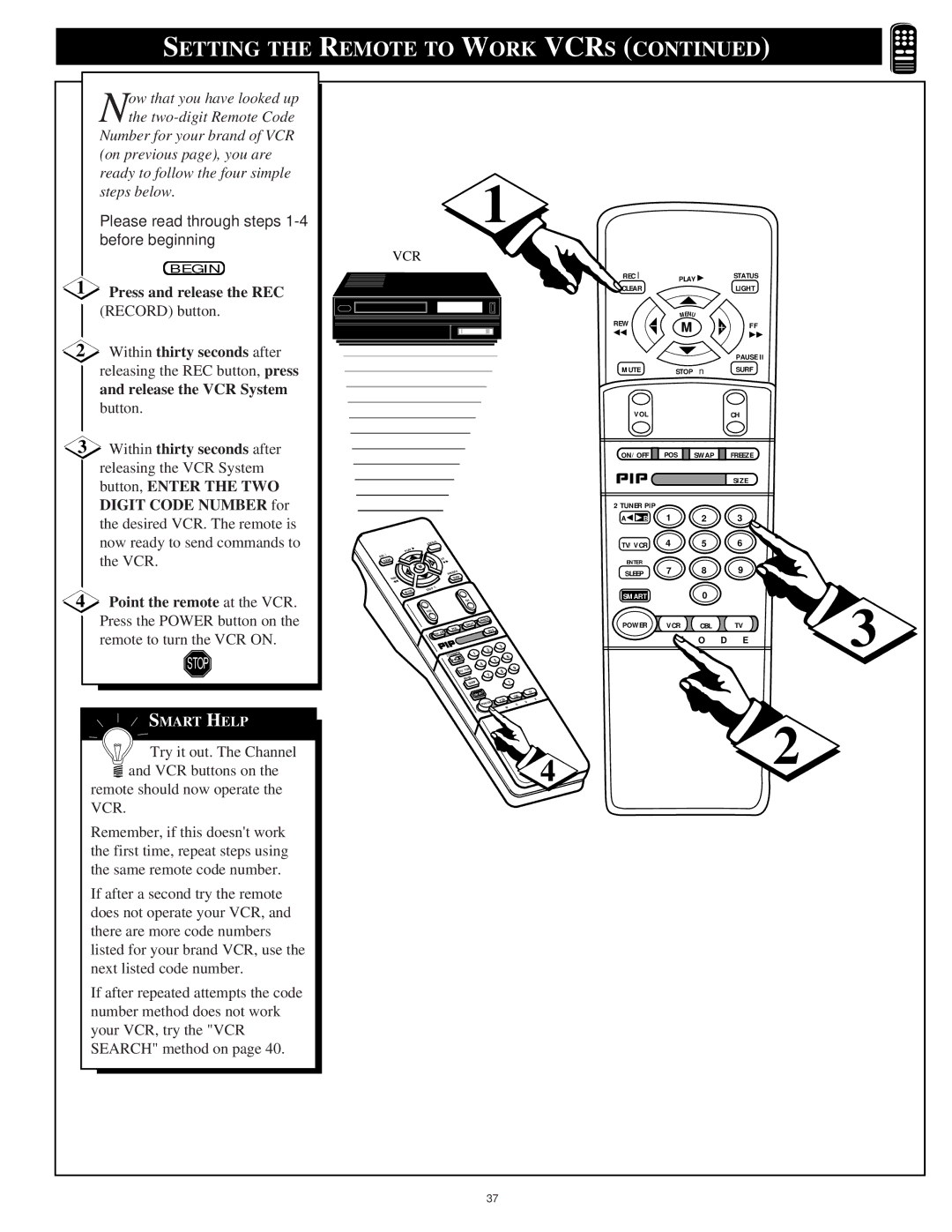 Philips 8P6054C warranty Please read through steps Before beginning, Press and release the REC, Within thirty seconds after 