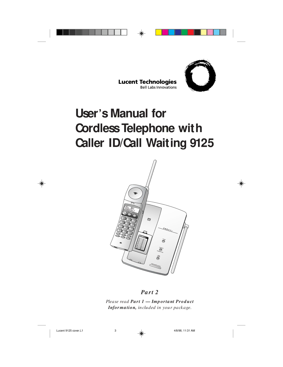 Philips 9125 user manual Part 