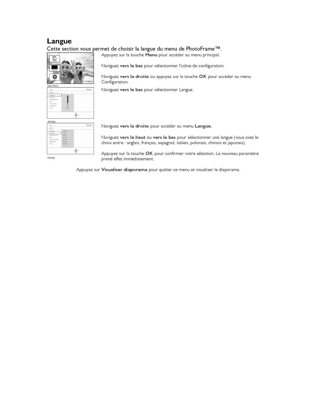 Philips 9FF2M4, 9FF2CMI, 9FF2CME, 9FF2CWO user manual Langue 