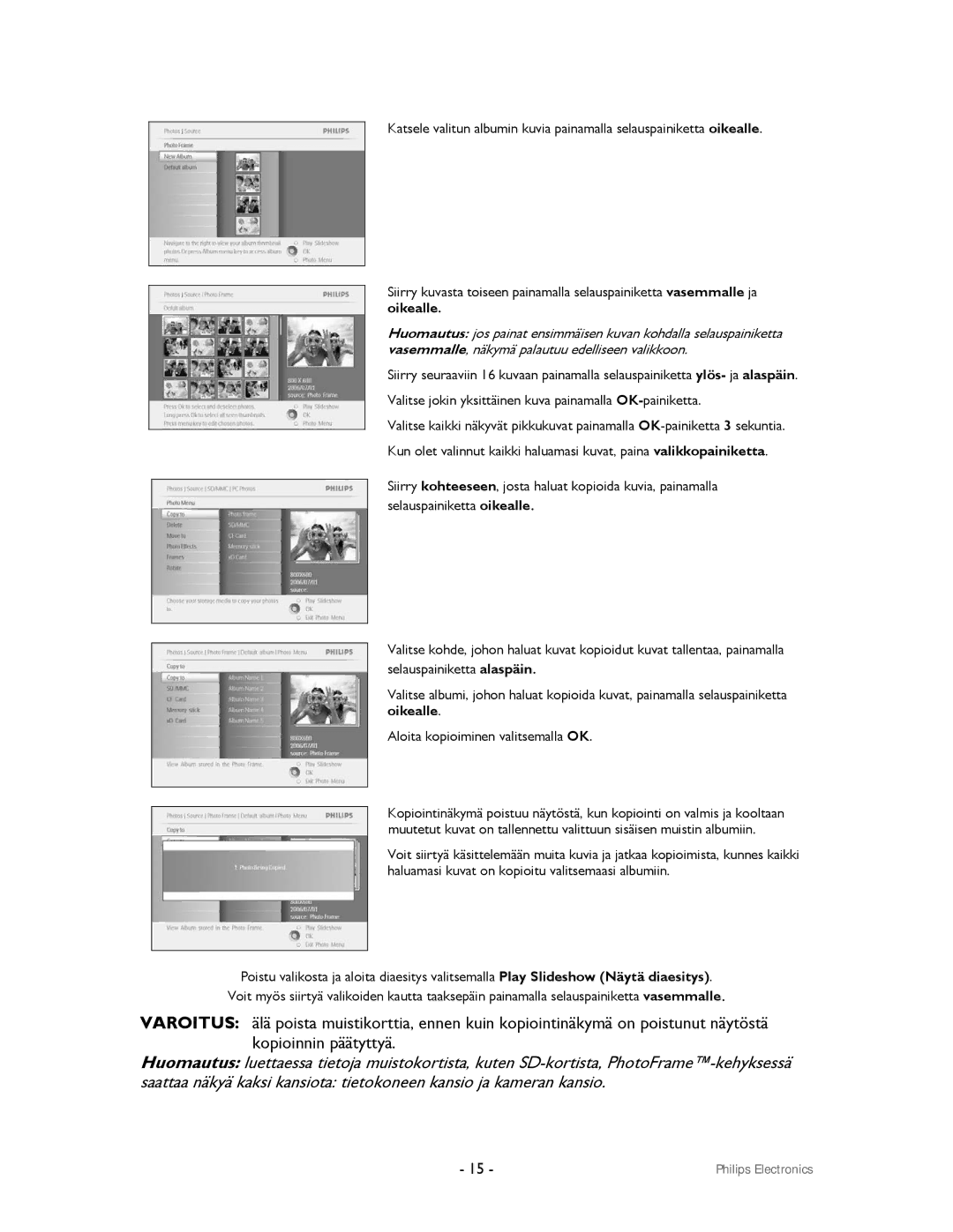 Philips 9FF2CMI, 9FF2CWO user manual Philips Electronics 