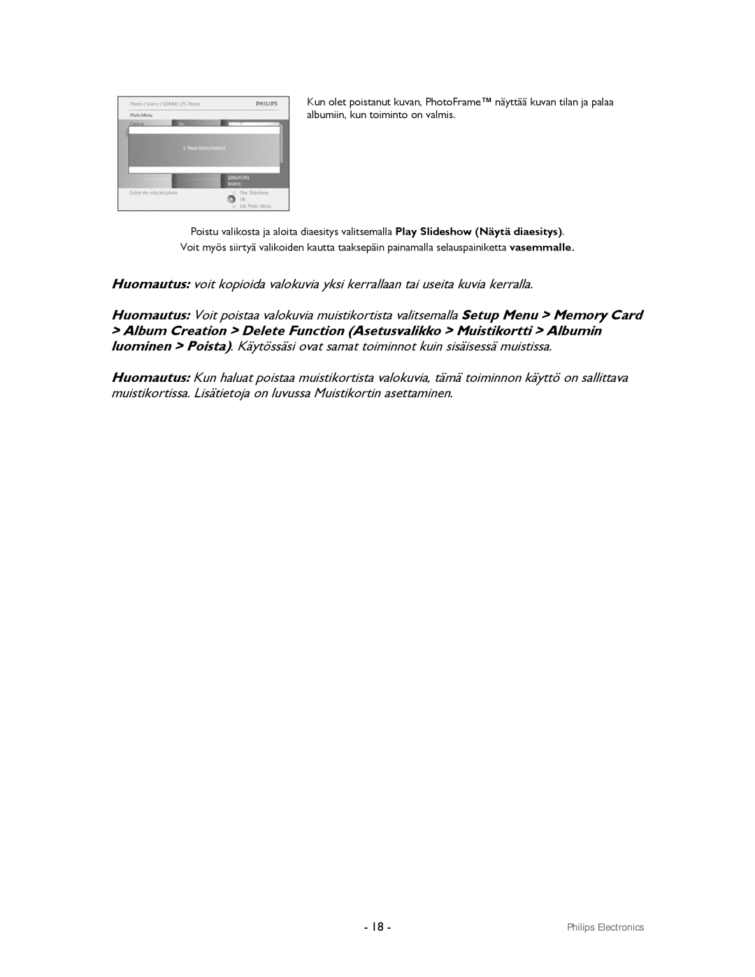 Philips 9FF2CWO, 9FF2CMI user manual Philips Electronics 