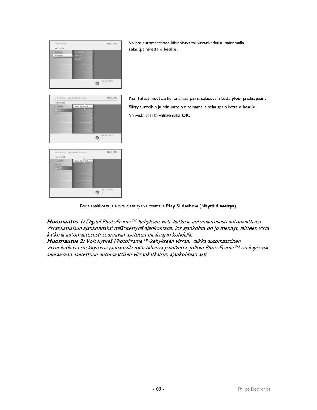 Philips 9FF2CWO, 9FF2CMI user manual Philips Electronics 