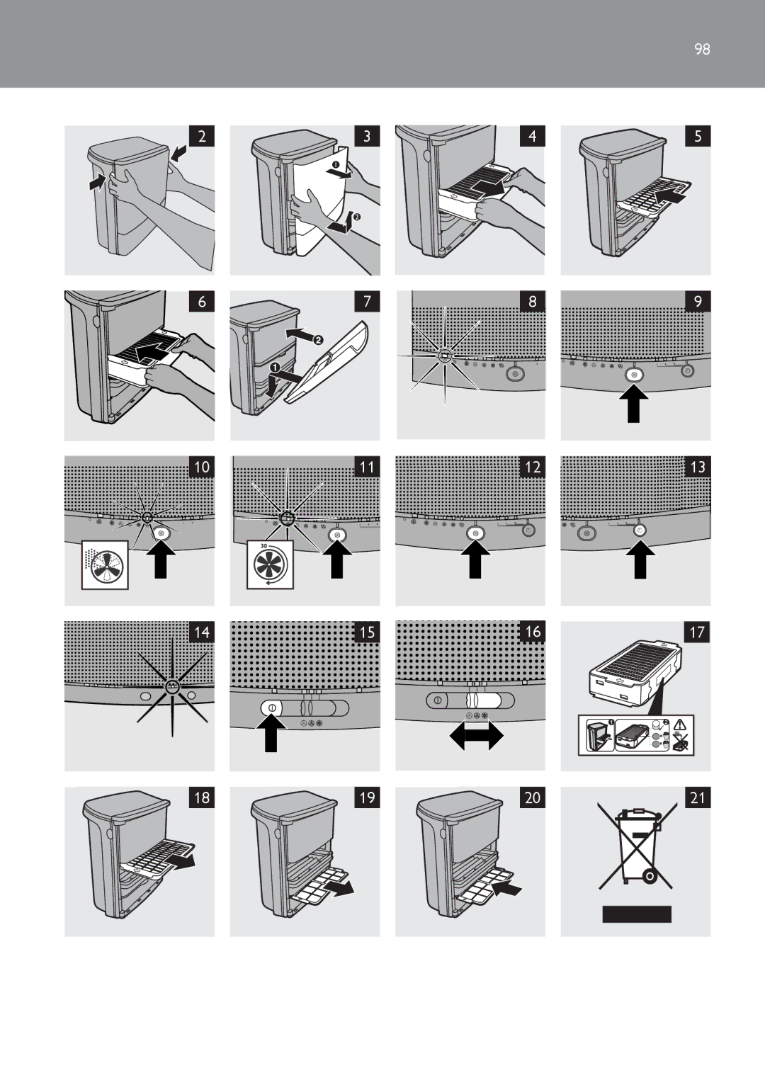 Philips AC4064, AC4054, AC4062, AC4052 manual 11 12 