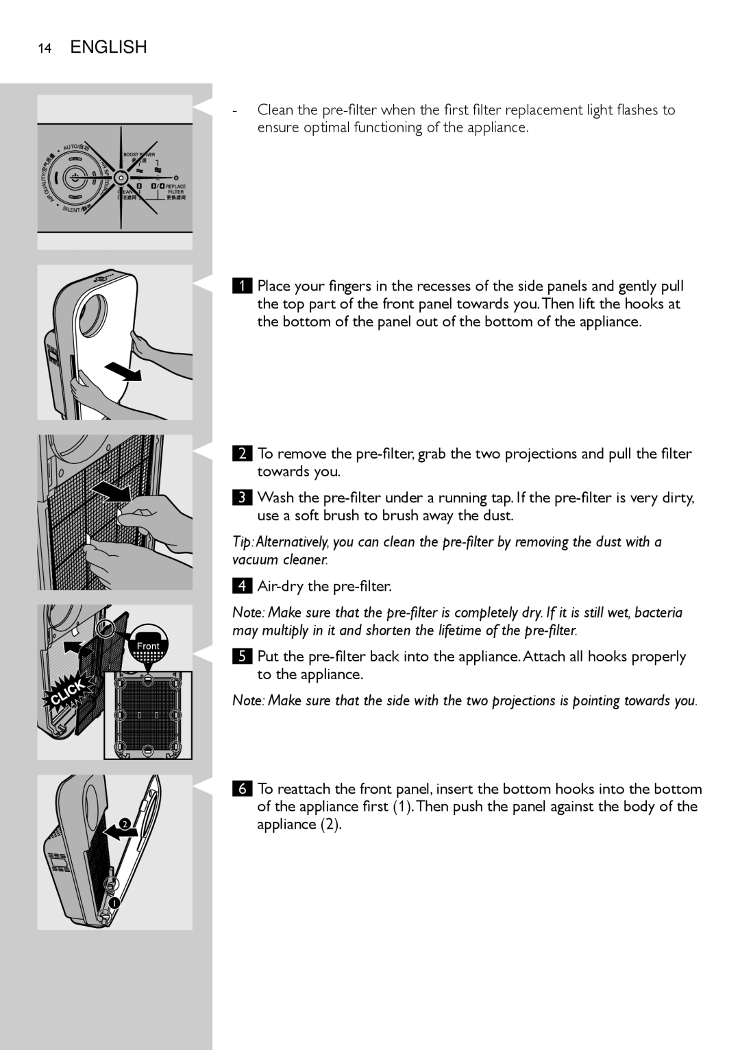 Philips AC4072, AC4074 user manual Appliance 