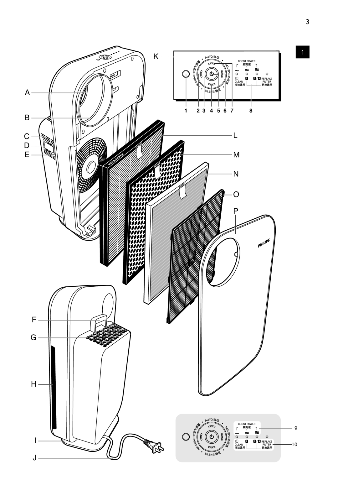 Philips AC4074, AC4072 user manual 