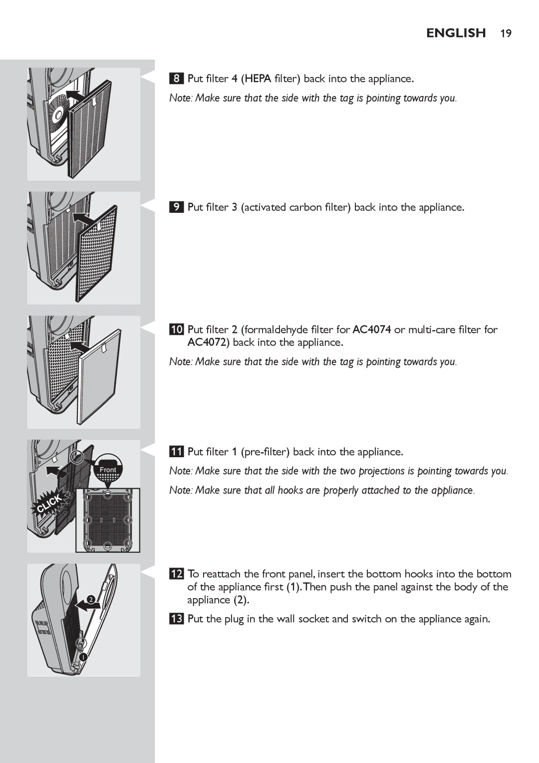 Philips AC4072 user manual Appliance 