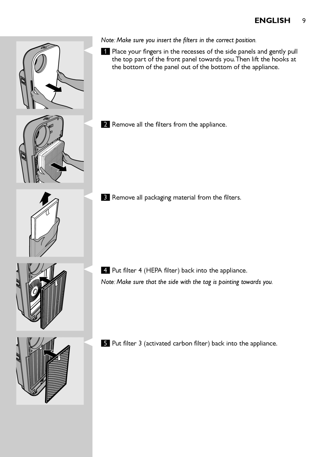 Philips AC4074 manual English 