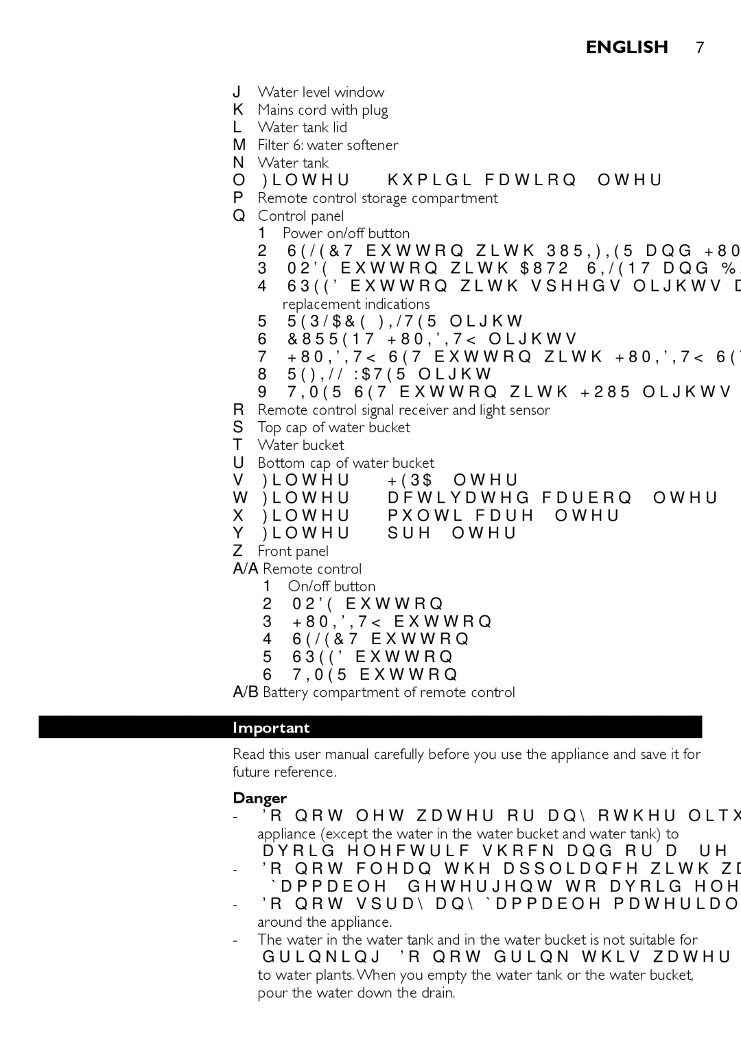 Philips AC4083 manual English 