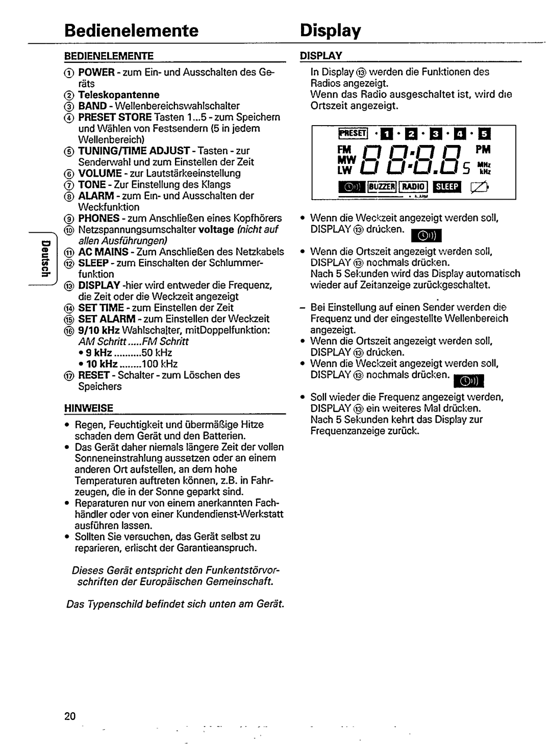 Philips AE 2340 manual 