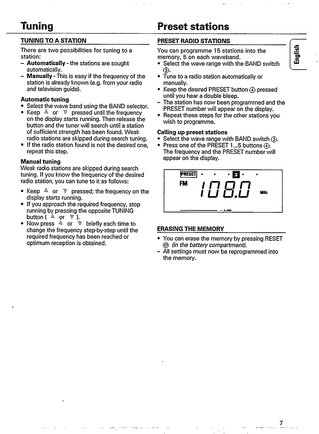 Philips AE 2340/00 manual 