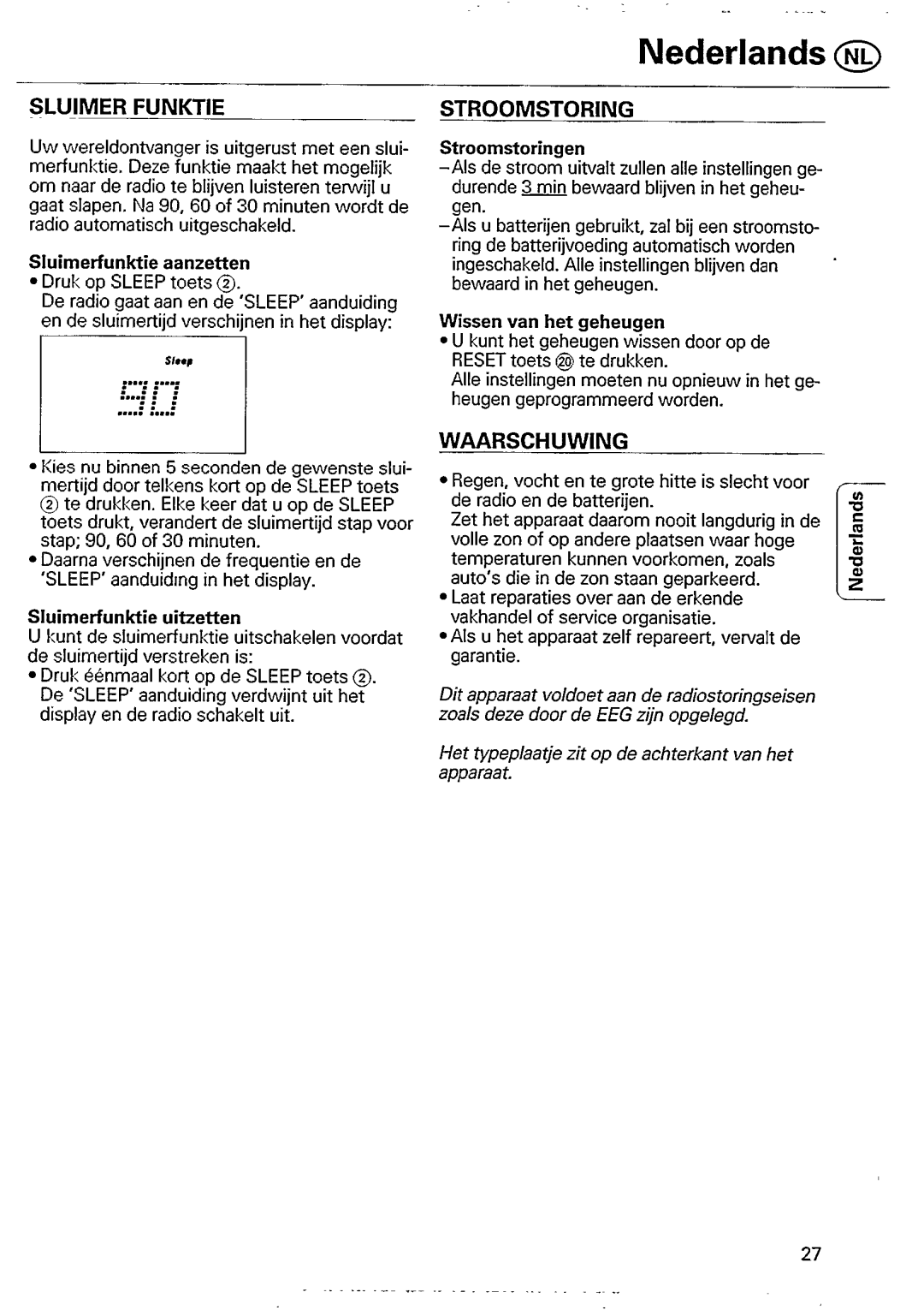 Philips AE 3625 manual 