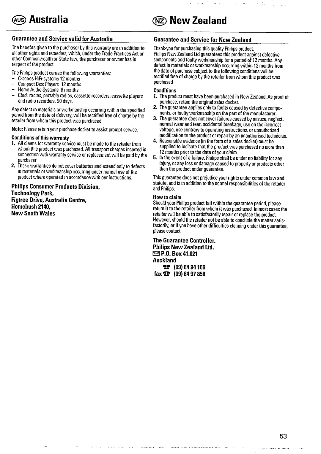 Philips AE 3625 manual 