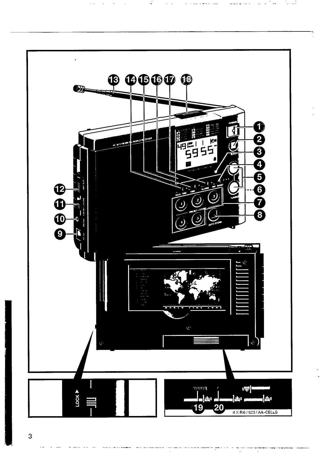 Philips AE 3625 manual 