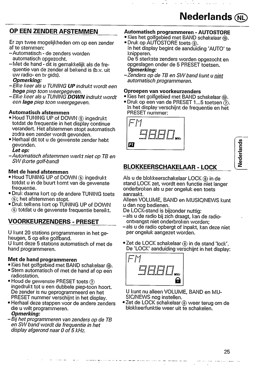 Philips AE 3625 manual 