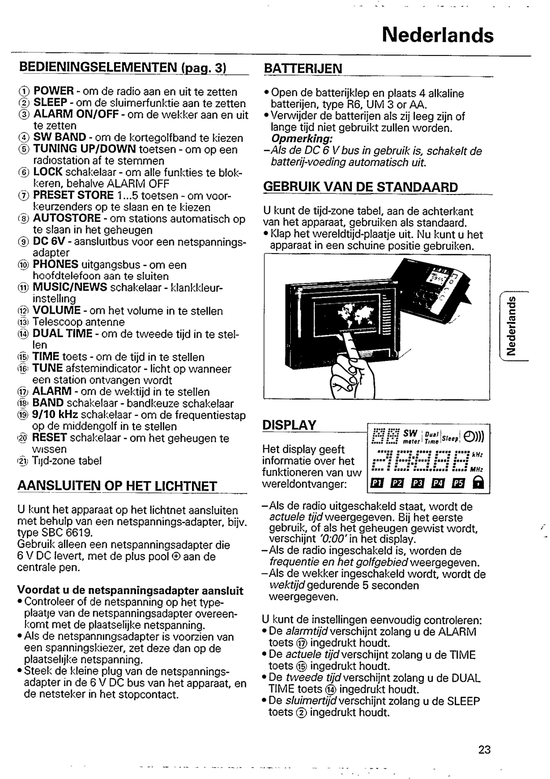 Philips AE 3625 manual 