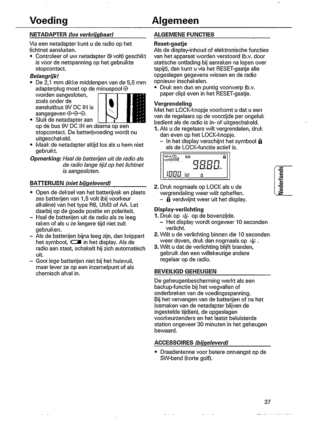 Philips AE 3750 manual 