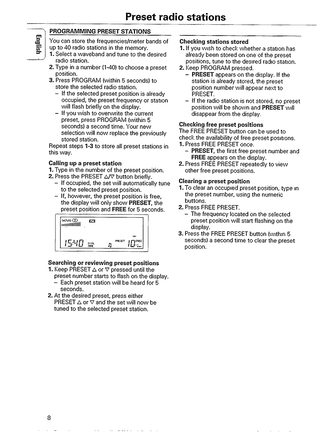 Philips AE 3750 manual 