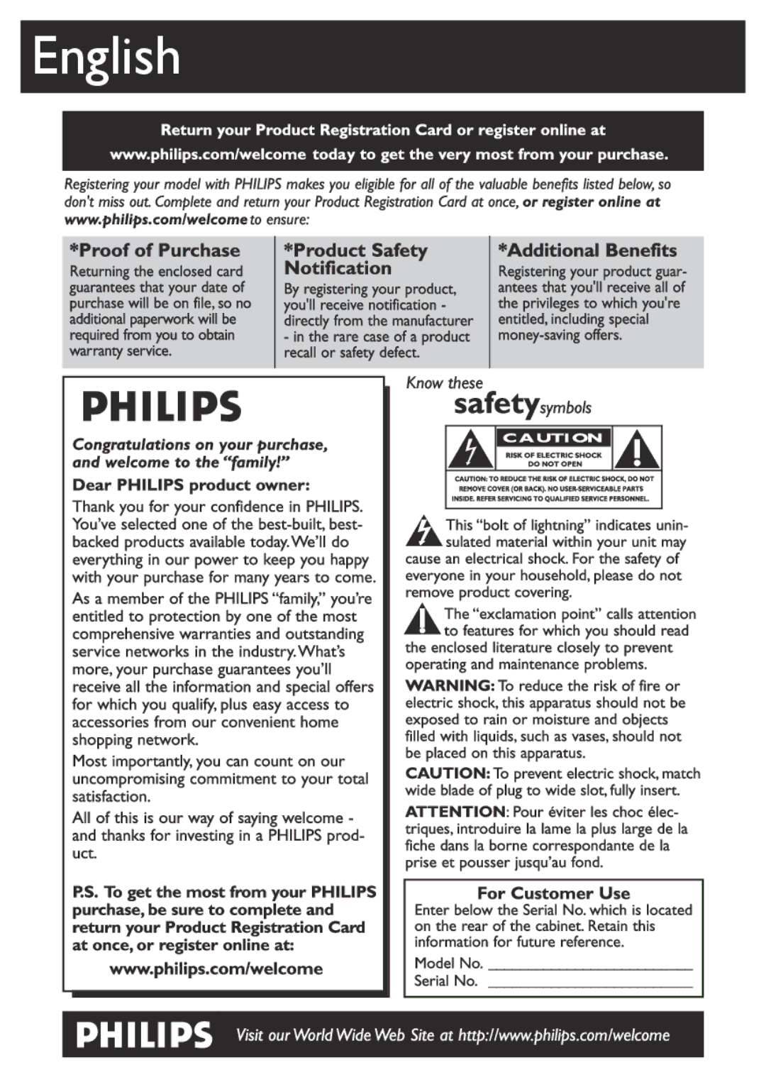 Philips AE2330/37 user manual English 