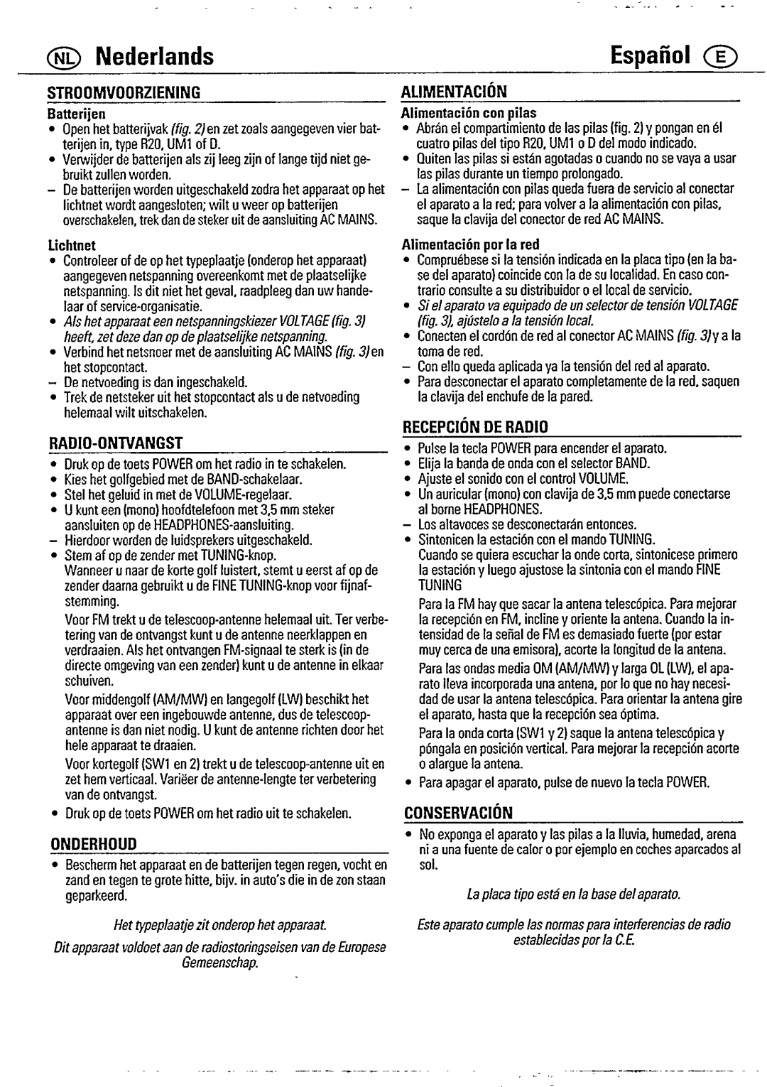 Philips AE2630 manual 