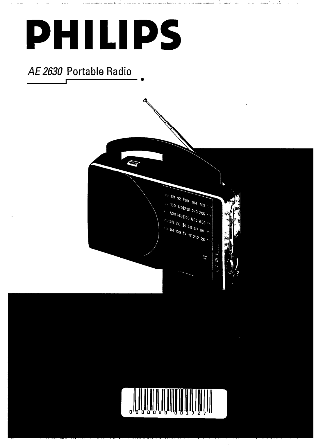 Philips AE2630/08 manual 