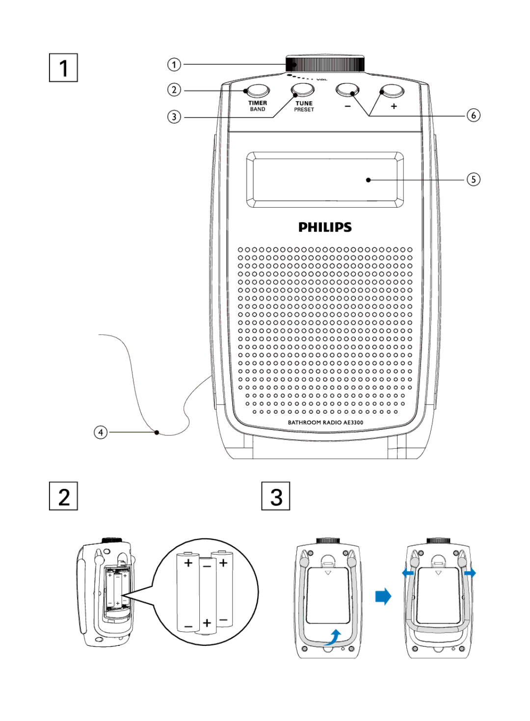 Philips AE3300 user manual + + 