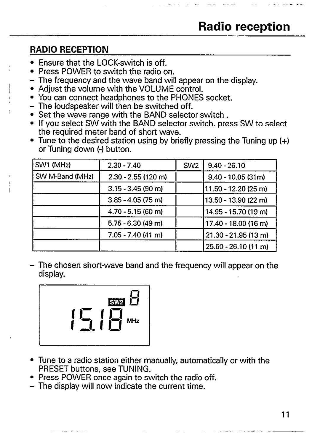 Philips AE3650/03 manual 