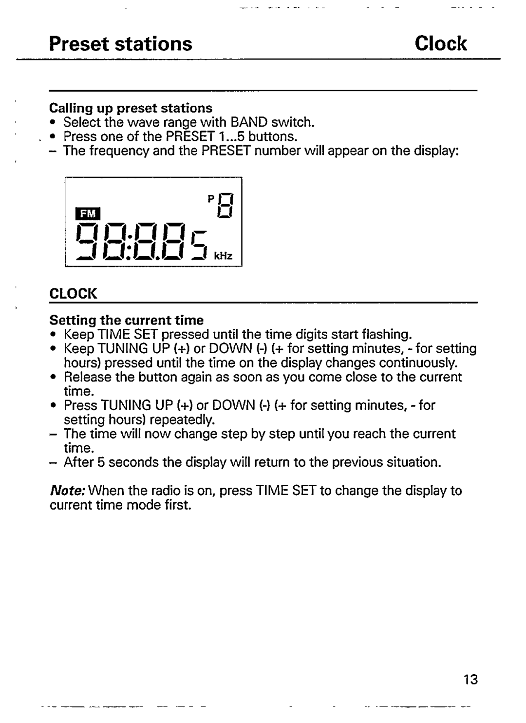 Philips AE3650/03 manual 