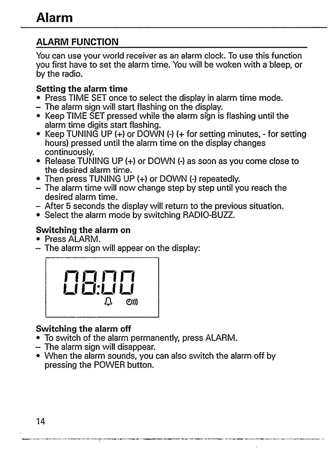 Philips AE3650/03 manual 