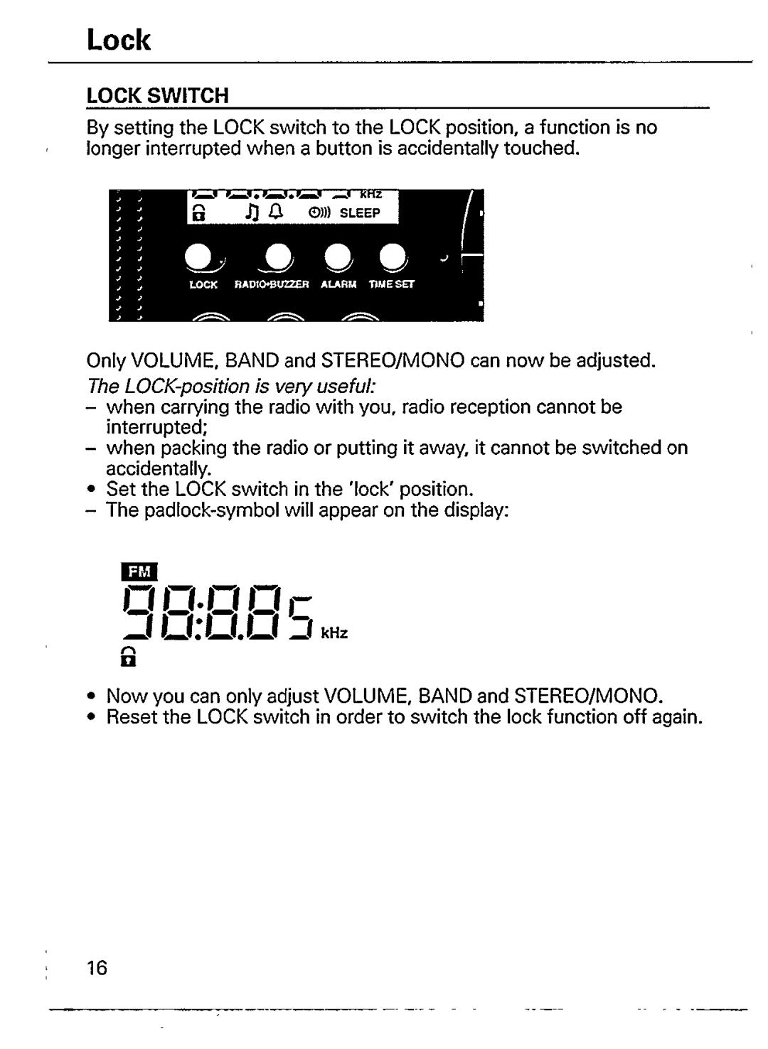 Philips AE3650/03 manual 