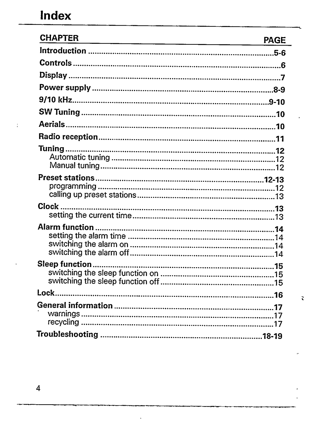 Philips AE3650/03 manual 