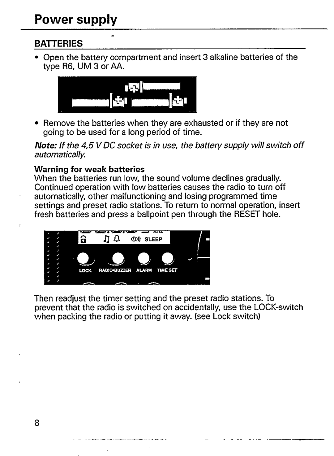 Philips AE3650/03 manual 