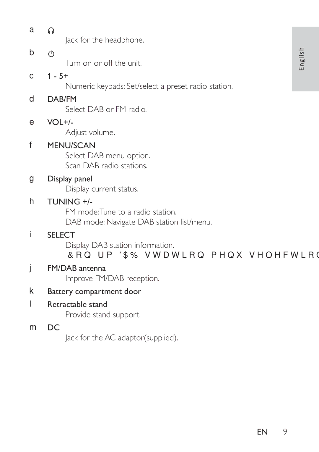 Philips AE5230/12 user manual ‡ &Rqàup$%VwdwlrqPhqxVhohfwlrq 