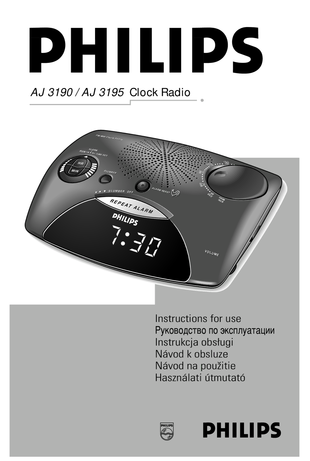 Philips manual AJ 3190 / AJ 3195 Clock Radio 