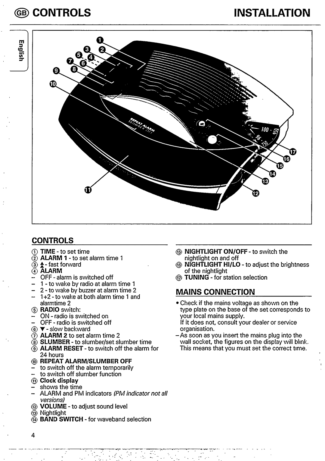 Philips AJ 3630/04 manual 