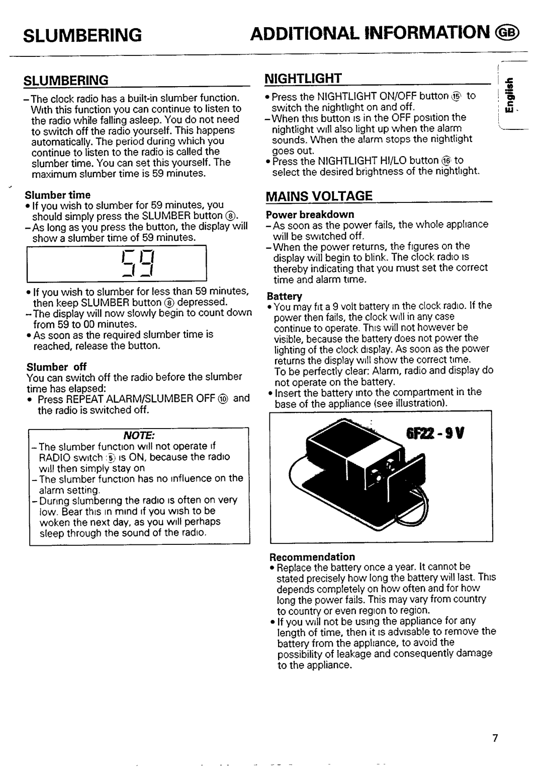 Philips AJ 3630/04 manual 