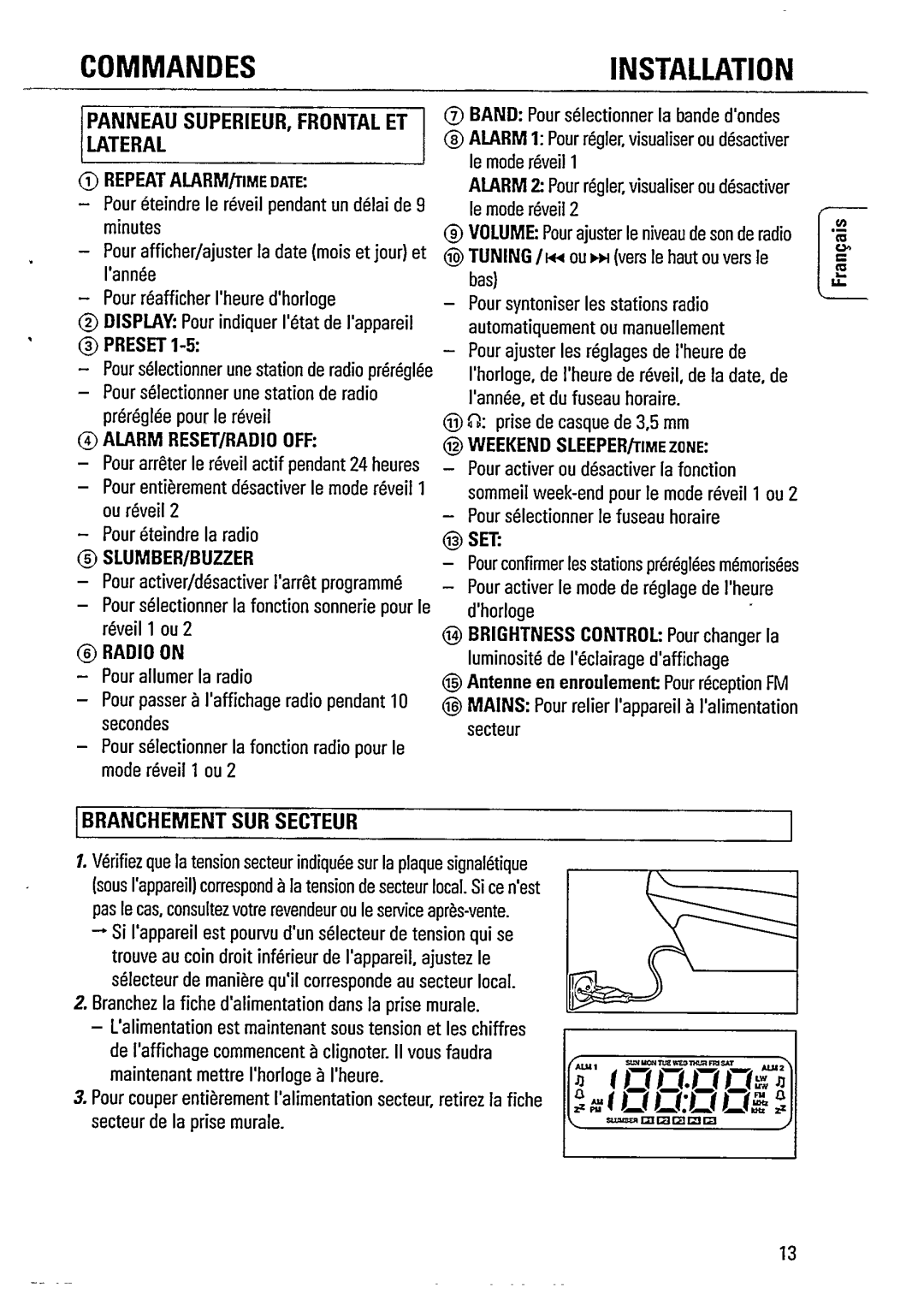 Philips AJ 3720/00, AJ 3720SR/00 manual 