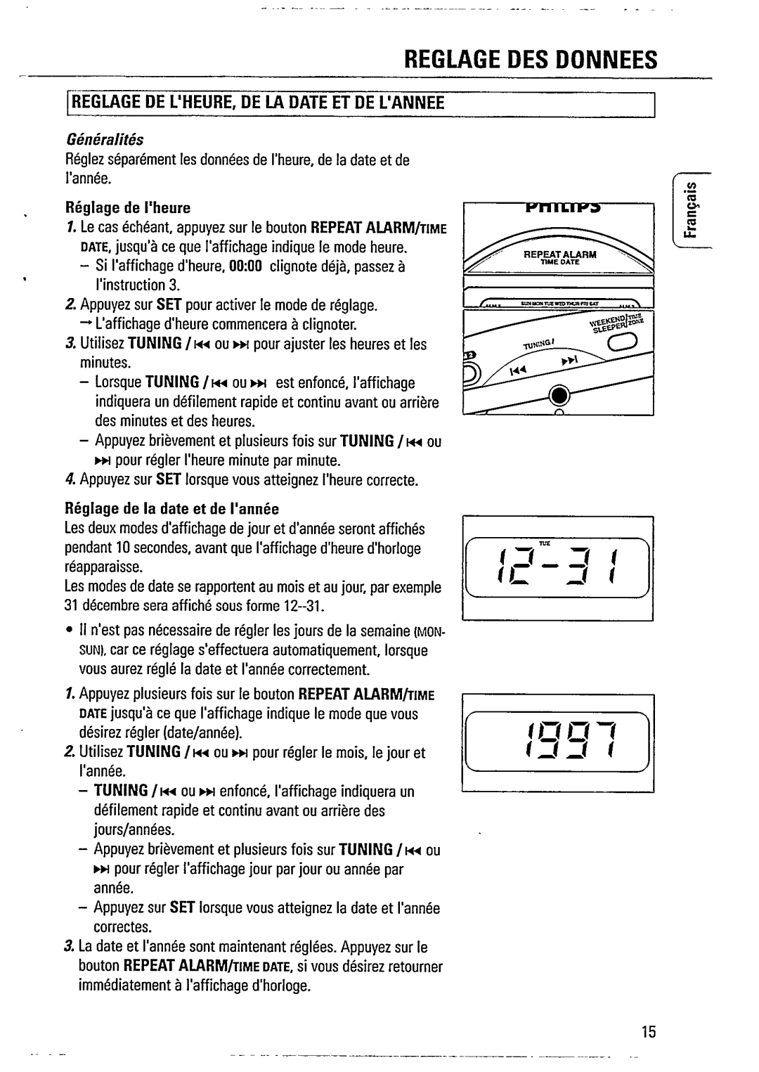 Philips AJ 3720/00, AJ 3720SR/00 manual 