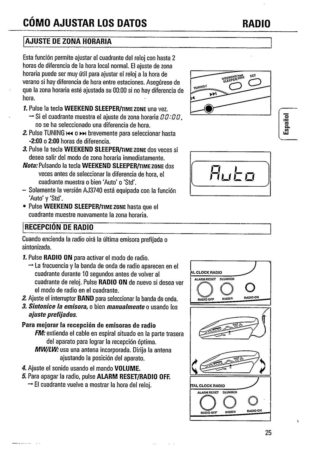 Philips AJ 3720/01 manual 