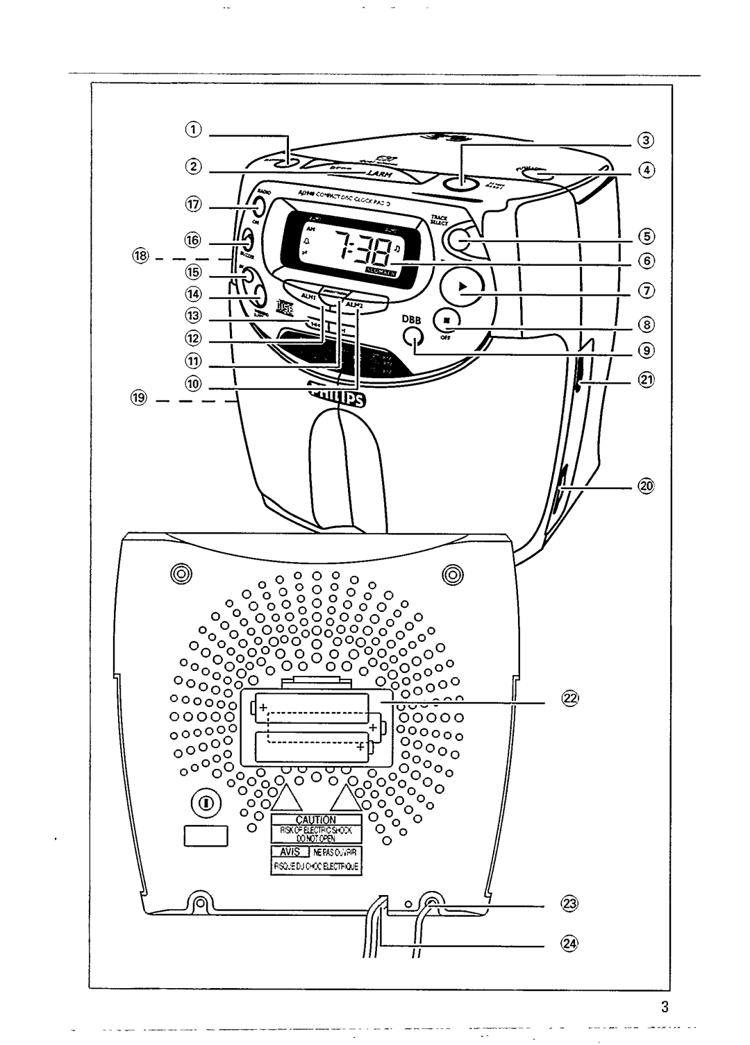 Philips AJ 3940/05 manual 