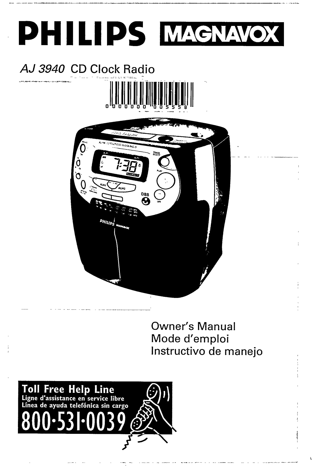 Philips AJ 3940/17 manual 