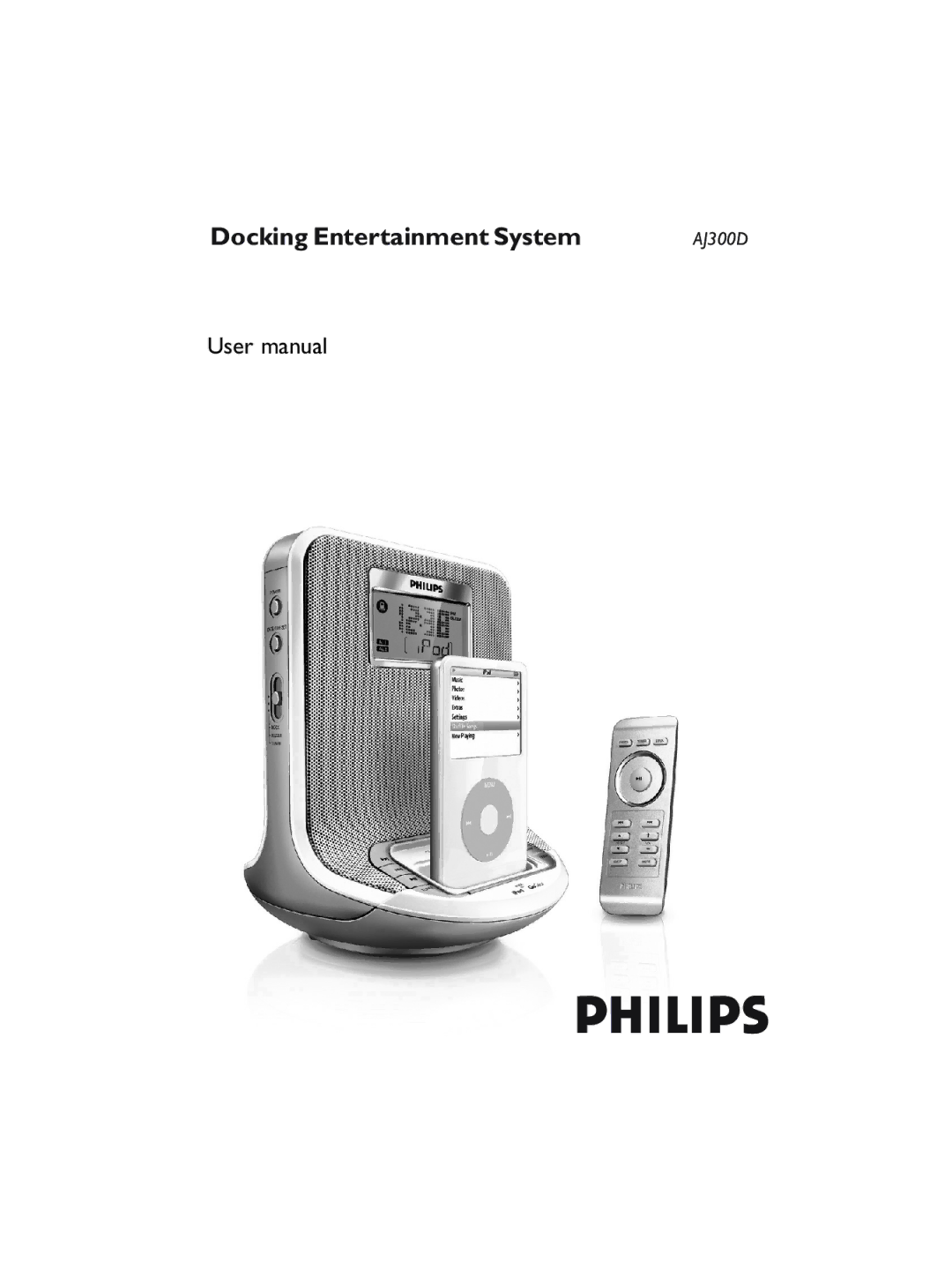 Philips AJ300D user manual Docking Entertainment System 