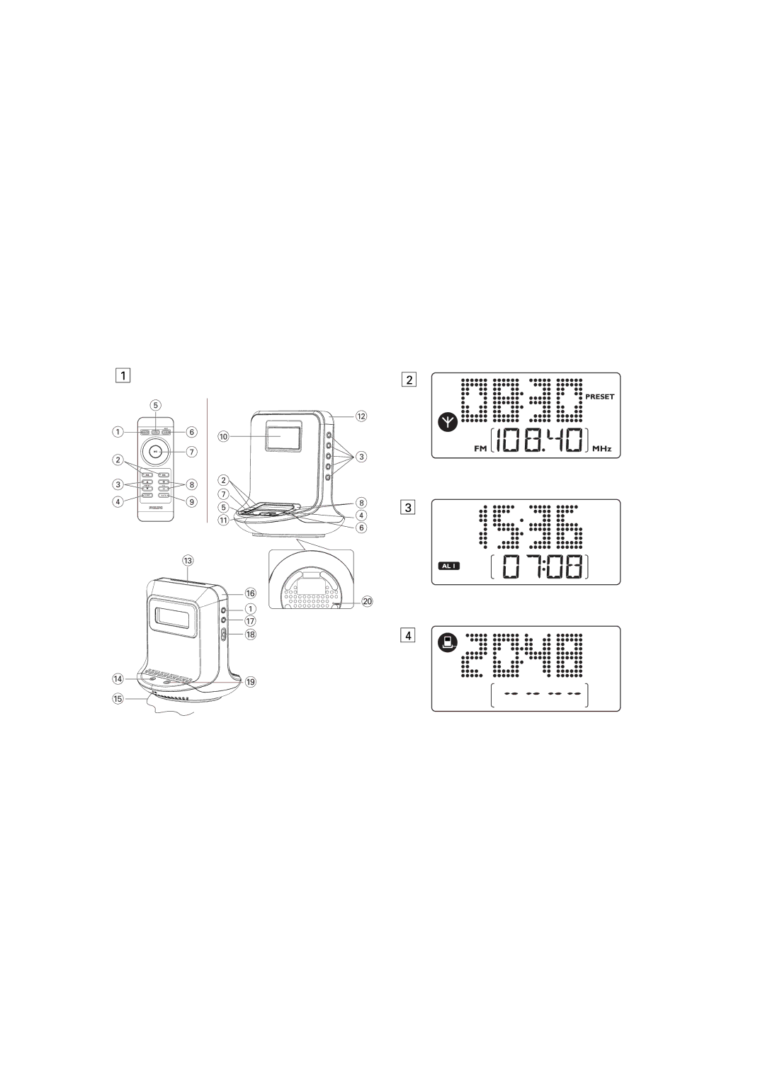 Philips AJ301DB manual $ % 