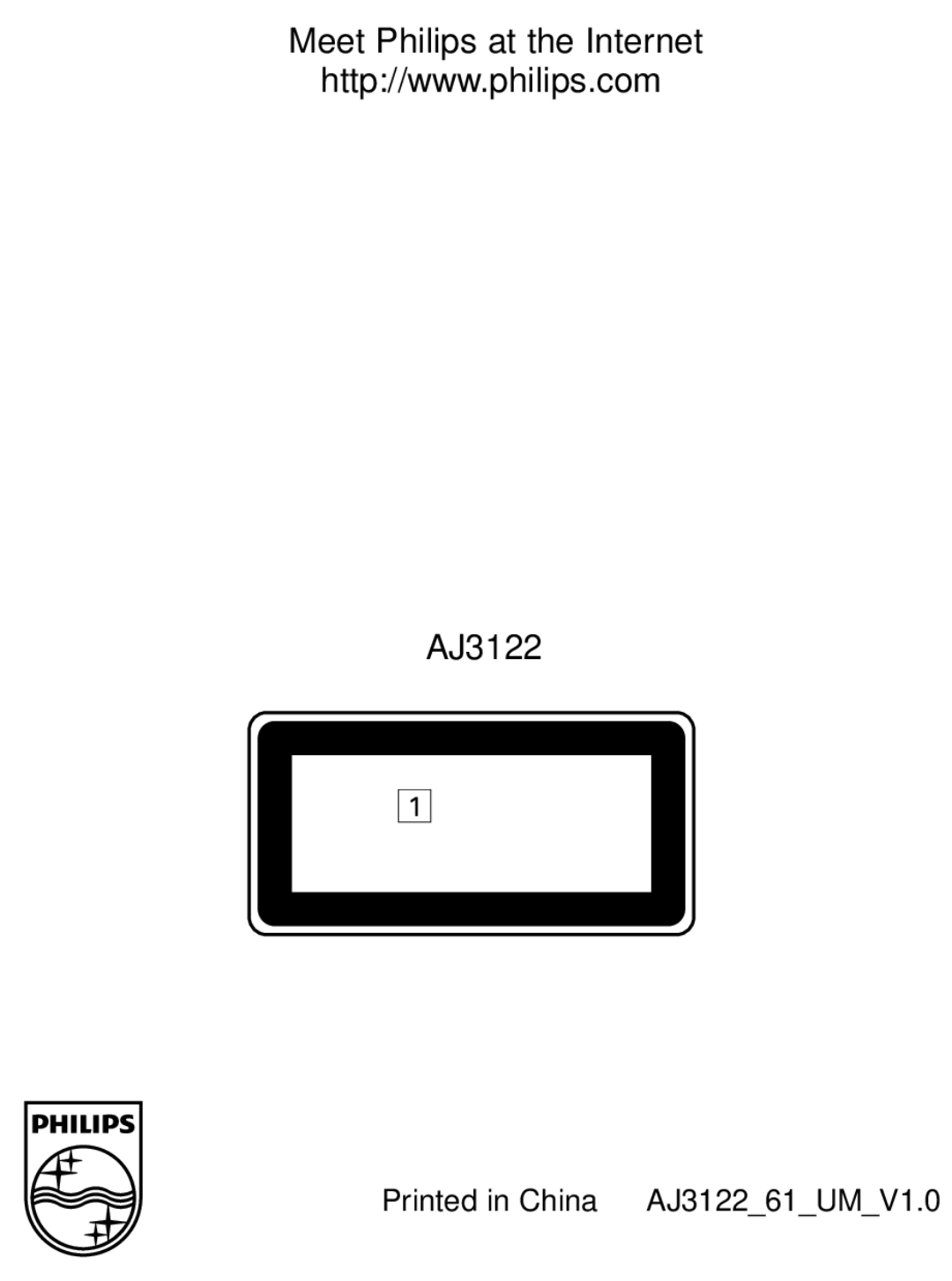 Philips AJ3122/61 user manual Class Laser Product 