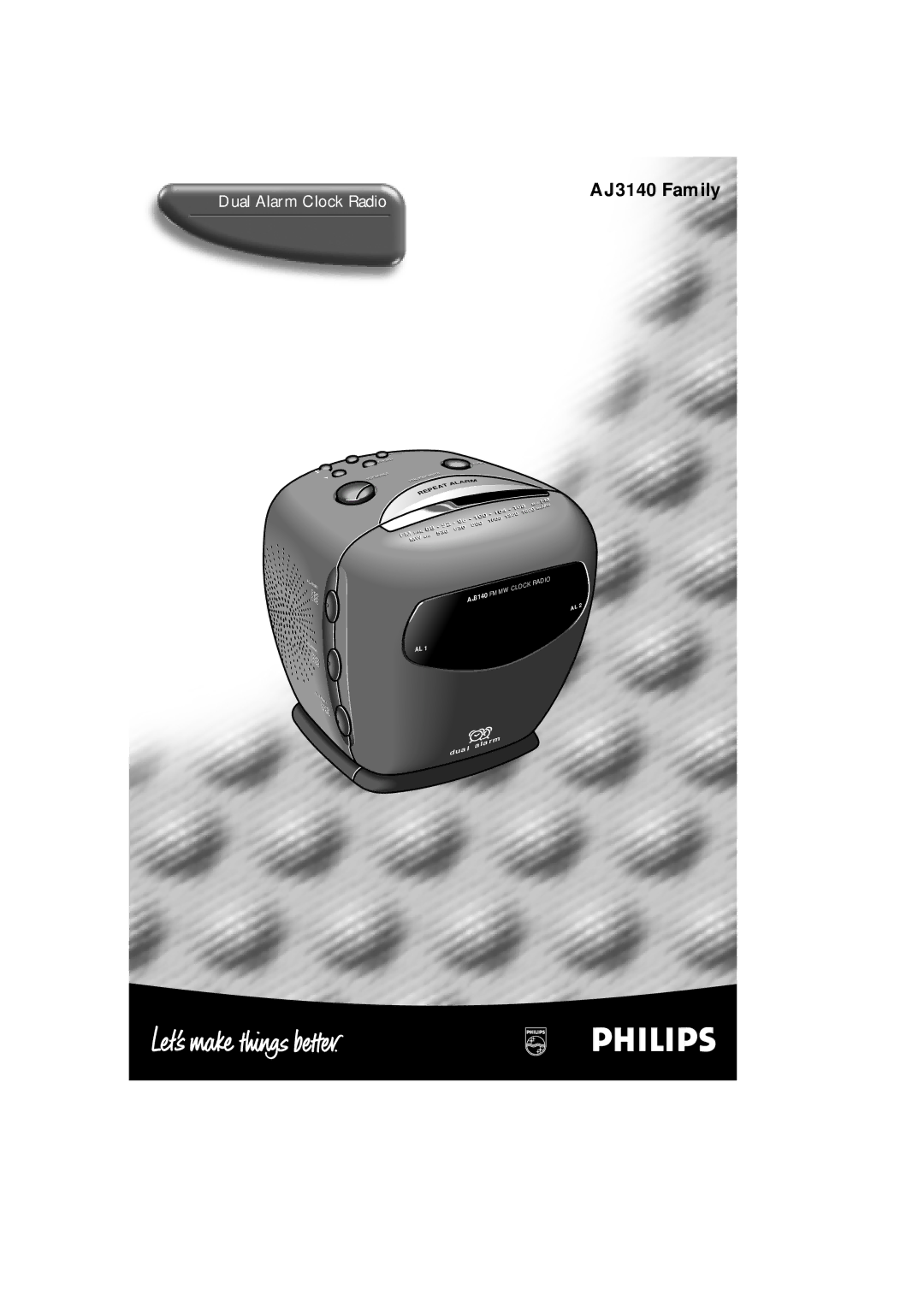 Philips AJ3142 manual AJ 3140 Family 