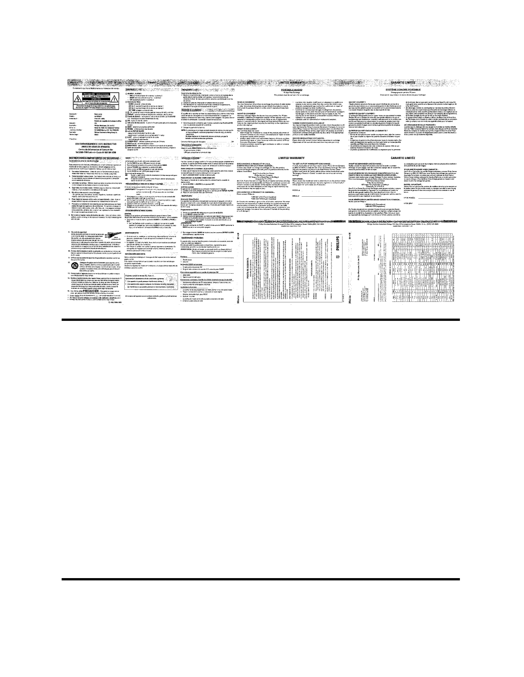 Philips AJ3230/17 manual 