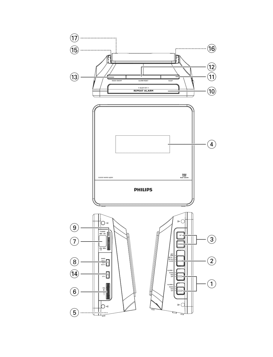 Philips AJ3231/05 user manual 