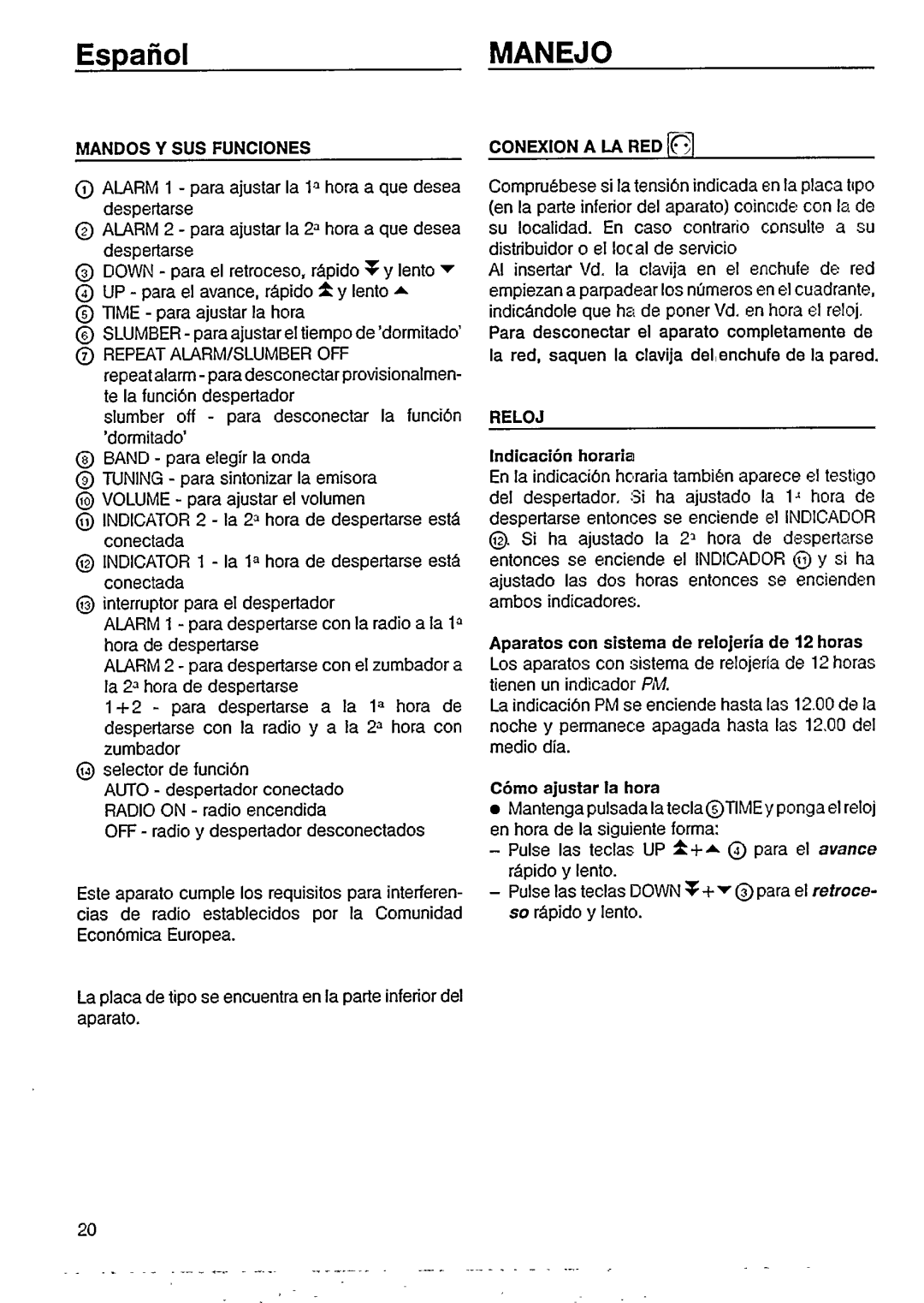 Philips AJ3280 manual 