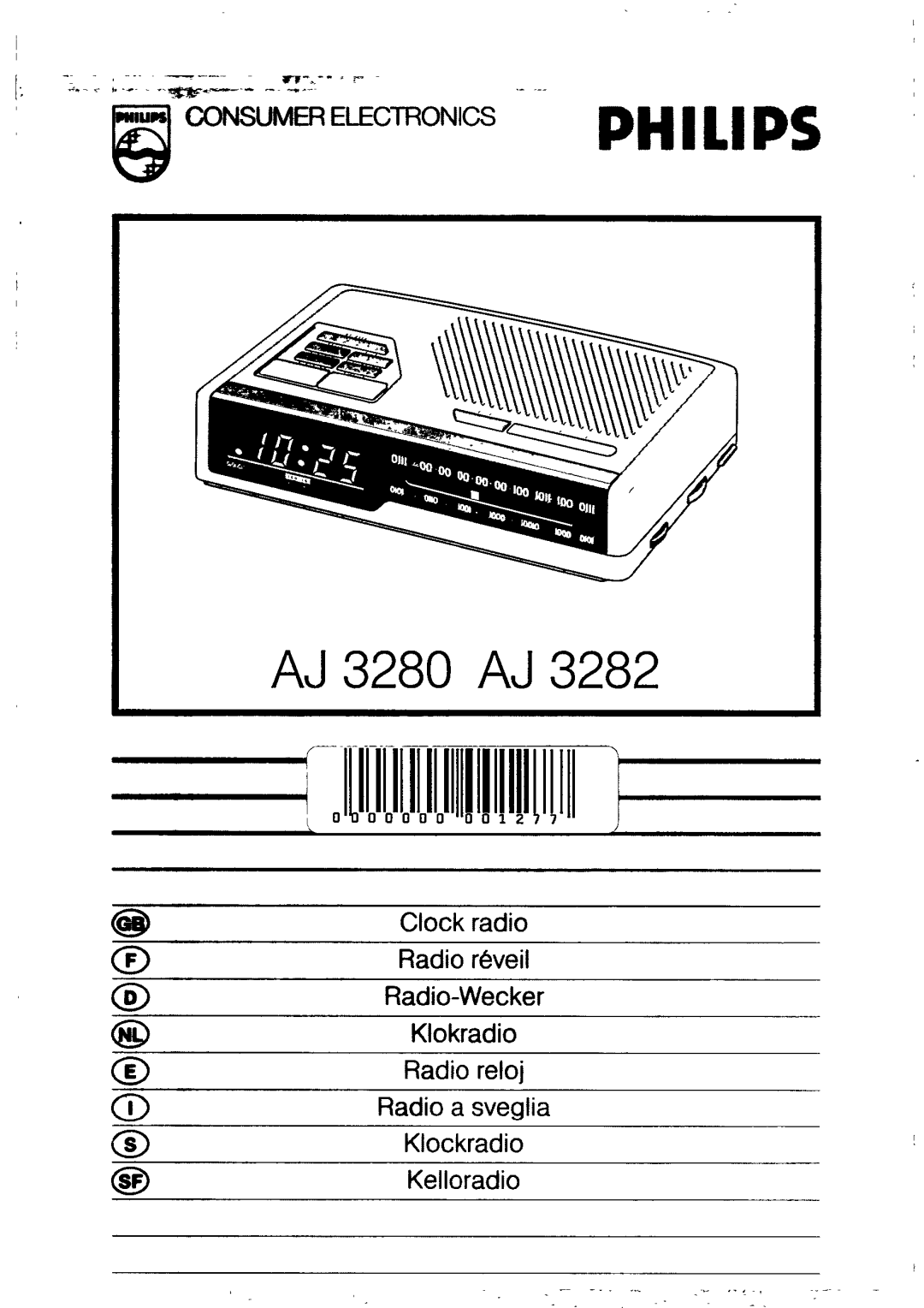 Philips AJ 3282/04, AJ3280/04 manual 