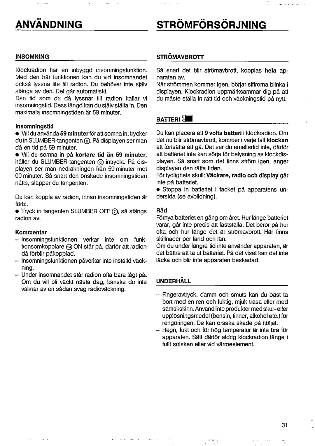 Philips AJ3282 manual 