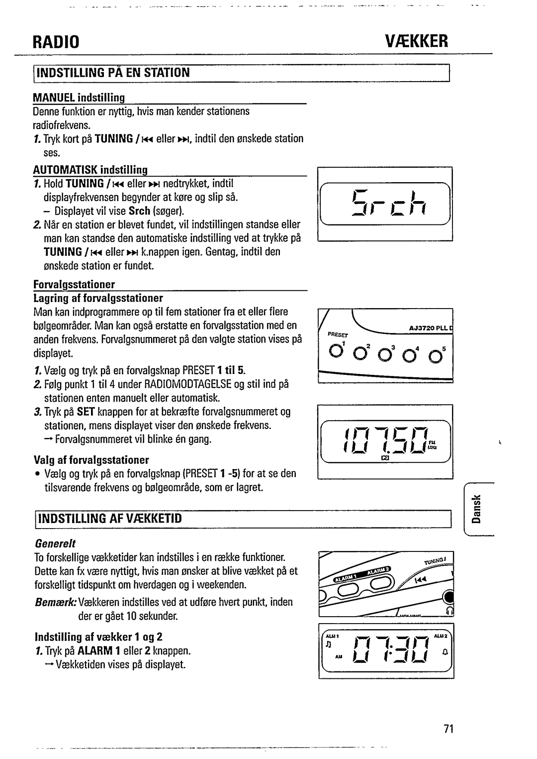 Philips AJ3720 manual 